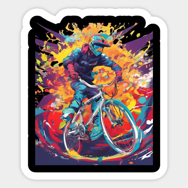 Cycling Biking Sticker by animegirlnft